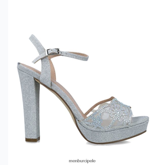 apus žene Menbur srebro sandale 4BBF0X2566