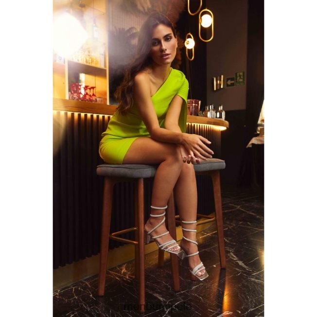 lepus žene Menbur srebro sandale 4BBF0X2560