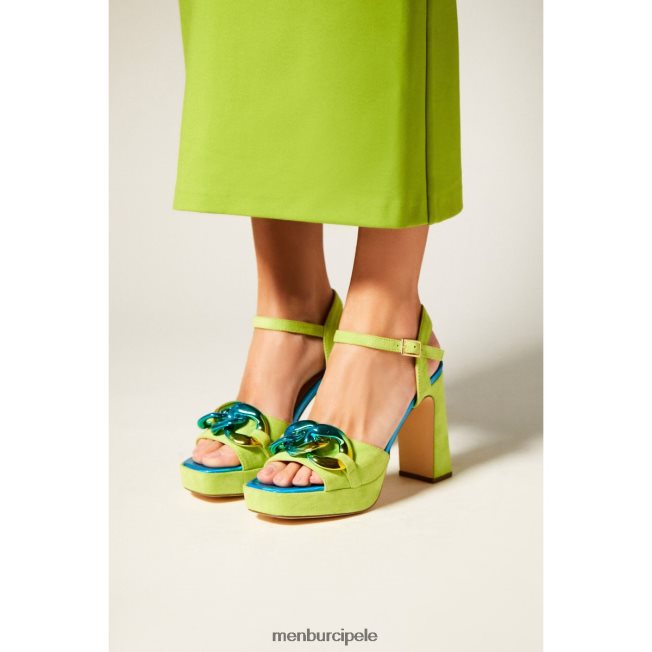 retikuli žene Menbur zelena sandale 4BBF0X2622