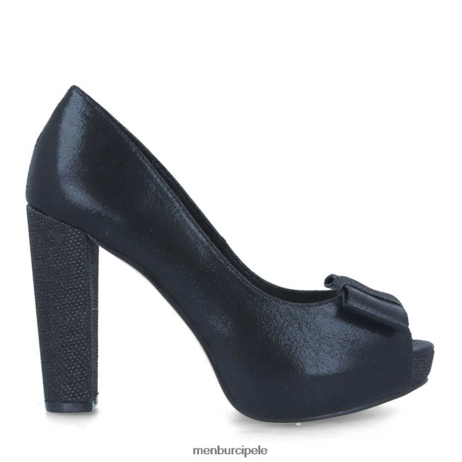 bianca žene Menbur crno štikle 4BBF0X4111