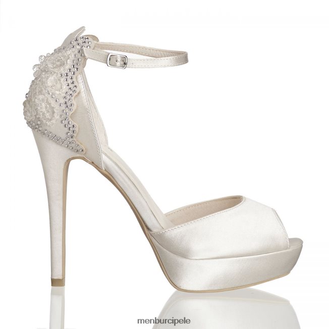 espejo žene Menbur bijela svadbena cipelica 4BBF0X2309