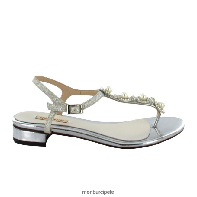 jaka tkanina od svile i vune žene Menbur bijela svadbena cipelica 4BBF0X2248