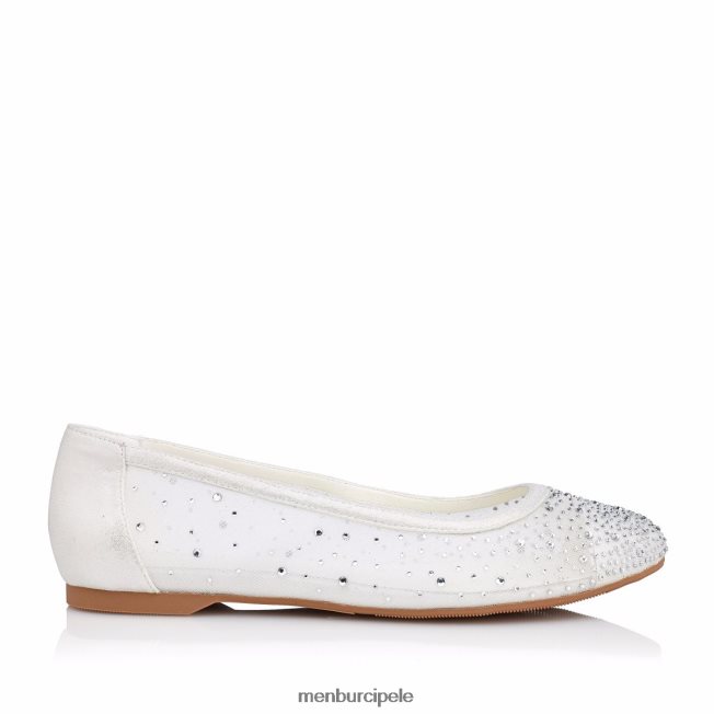 obožavanje žene Menbur bijela svadbena cipelica 4BBF0X2465