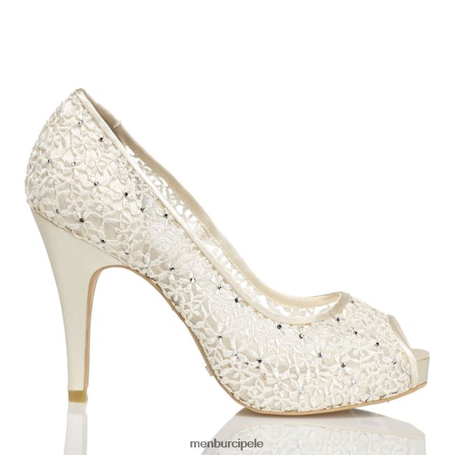 zaustaviti žene Menbur bijela svadbena cipelica 4BBF0X2318